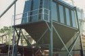 Sawdust hopper fabricated and installed at sawmill, Ravenshoe North Qld.1992.